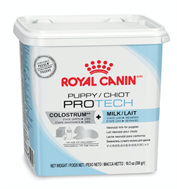 MINDST HOLDBAR TIL 7/7-2023 Royal Canin Puppy Protech. Mælkeerstatning til hvalpe 0-2 mdr. Inkl. flaske-kit. 1,2 kg